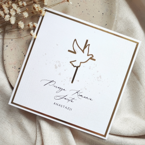 Zaproszenie na Pierwszą Komunię Świętą wzór 8