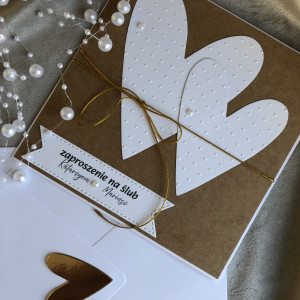 Zaproszenie ślubne! Otwierane z kopertą!