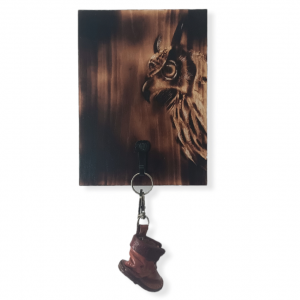 Zawieszka do kluczy. Sowa.