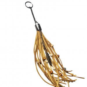 Zawieszka do torby frędzel boho hippie brelok na prezent