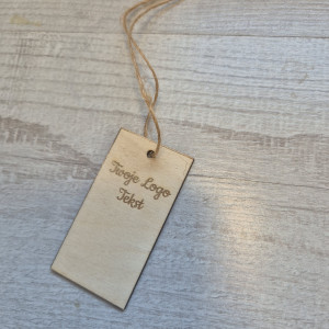 Zawieszka eko drewniana do świec wina personalizowana grawer