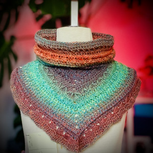 „Zawsze z Tobą” komin, chusta i kaptur w jednym