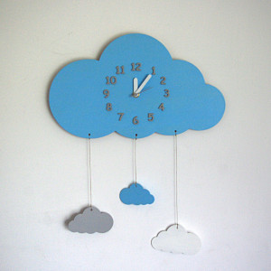 Zegar chmurka dla dziecka
