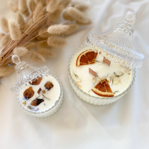 Zestaw 2 Świec sojowych w szkle