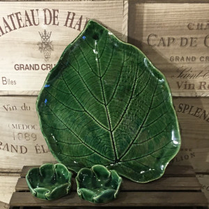 Zestaw ceramiczny zielony