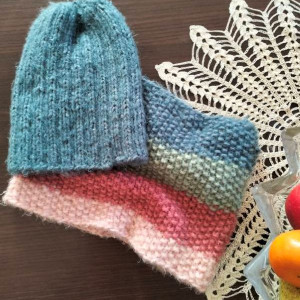 Zestaw czapka z kominem