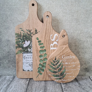 Zestaw dekoracyjnych desek „Zioła” rękodzieło