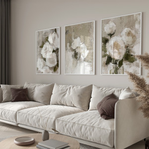 ZESTAW PLAKATÓW 3 części Róże  (set233)