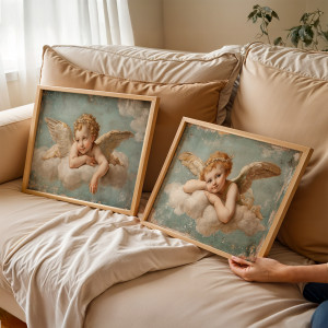 Zestaw plakatów - Anioły Cherubinki (set254)