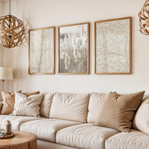 ZESTAW PLAKATÓW  Motyw Morrisa i natura  (set223)