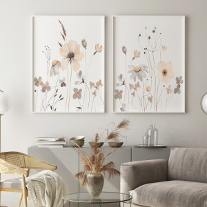 Zestaw plakatów - Polne kwiaty  (set226)