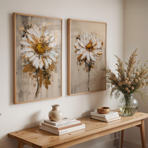 Zestaw plakatów - Stokrotki  (set239)