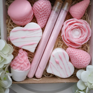 Zestaw prezentowy truskawka i wanilia