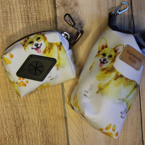 Zestaw saszetek na smaczki i kupoworeczki # corgi