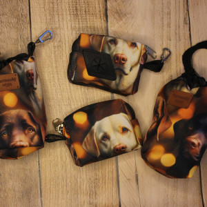 Zestaw saszetek na smaczki i kupoworeczki # labrador