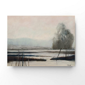 Zima -rysunek pastelami suchymi