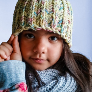Zimowa czapka Brioszka Pastelowa