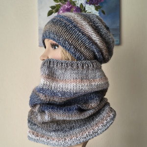 Zimowe niebo - miły, ciepły komplet