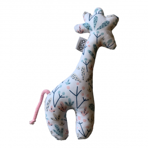 Żyrafa Gałązki - grzechotka z bawełny (425446)