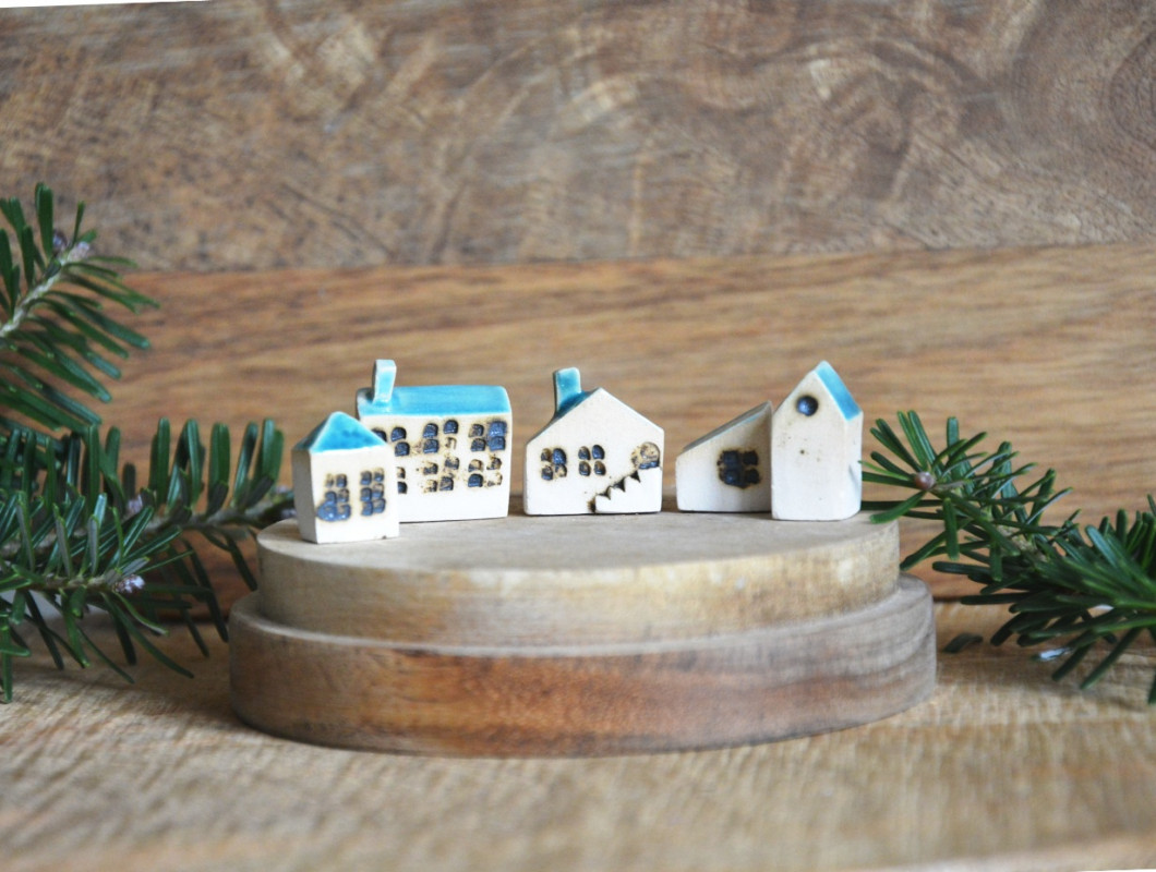 5 x domki miniaturki ceramiczne_photo1