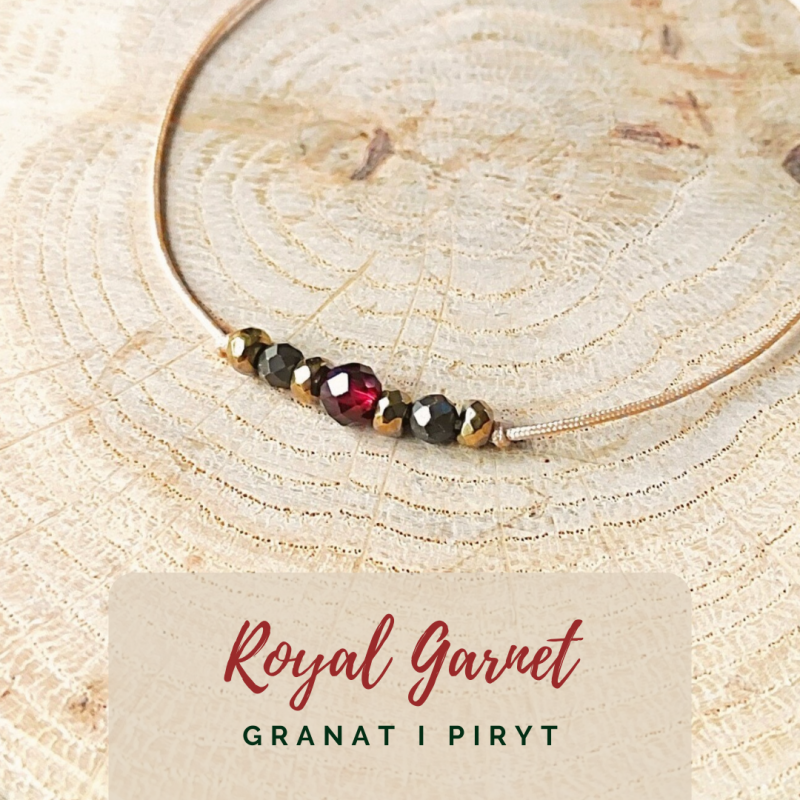 Bransoletka Royal Garnet z granatem_photo1