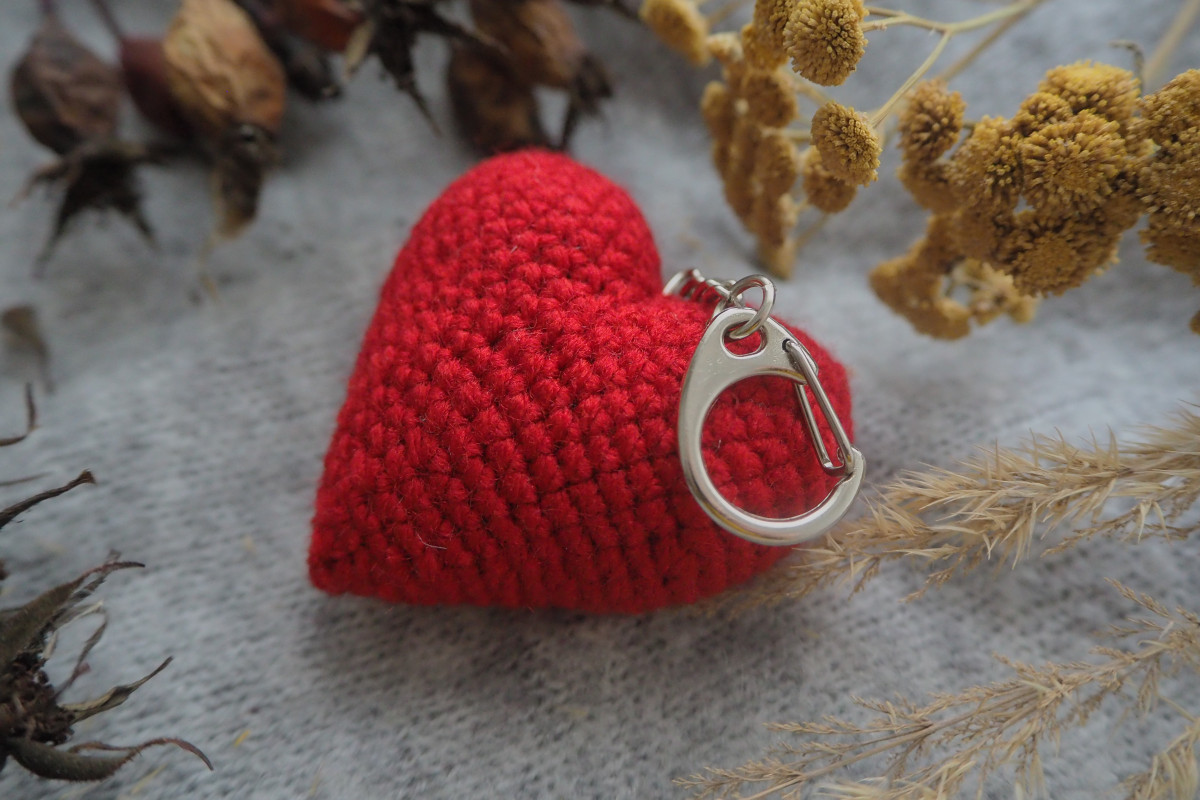 Brelok czerwone serce - prezent na Walentynki_photo1