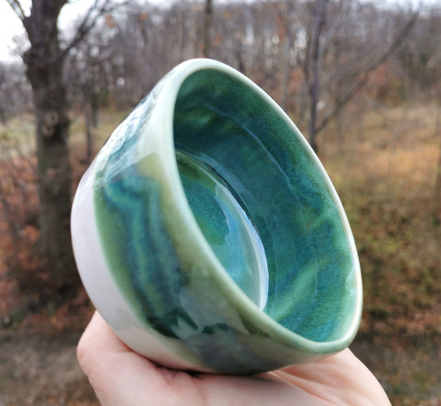Ceramiczna miseczka, czarka. (c389)_photo1