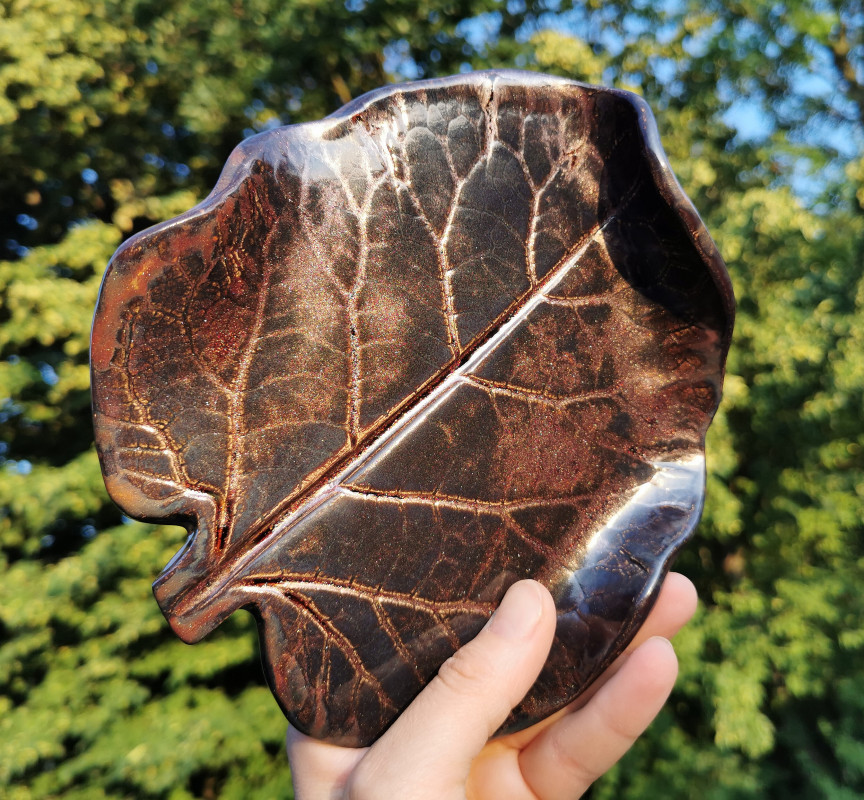 Ceramiczny talerzyk liść (c284)_photo1