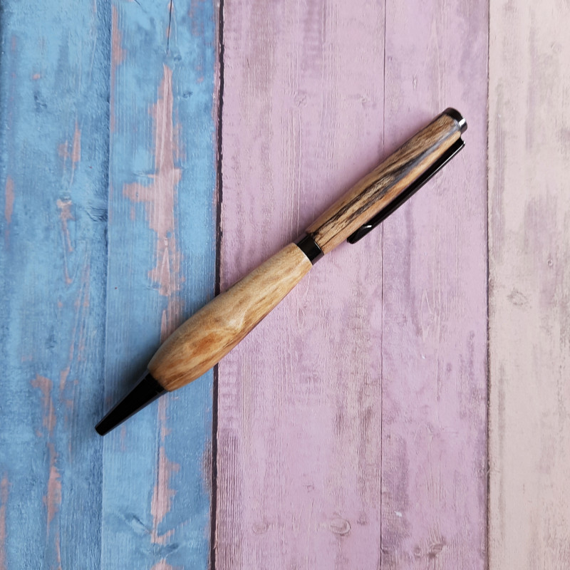 Długopis drewniany - slim twist Jesion_photo1
