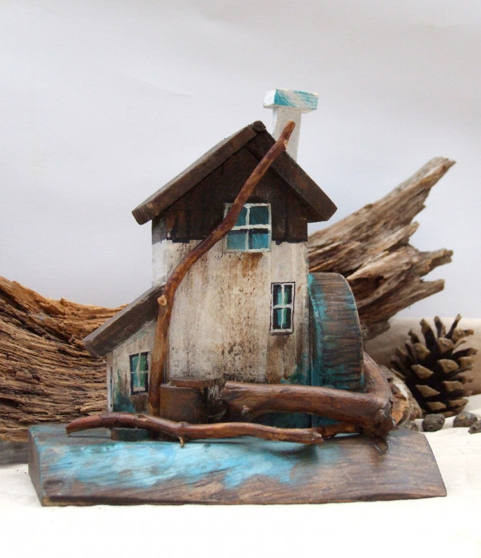 Domek z drewna, dekoracja - Młyn_photo1