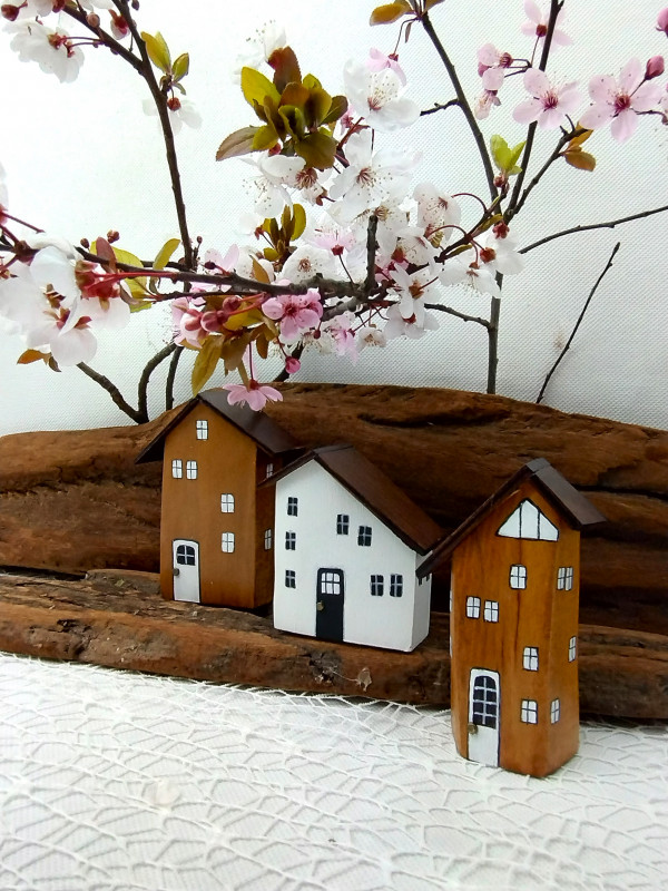 Drewniane domki - prezent, dekoracja._photo1