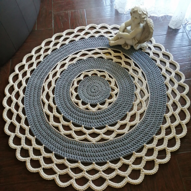 Dywan ze sznurka bawełnianego  120cm_photo1