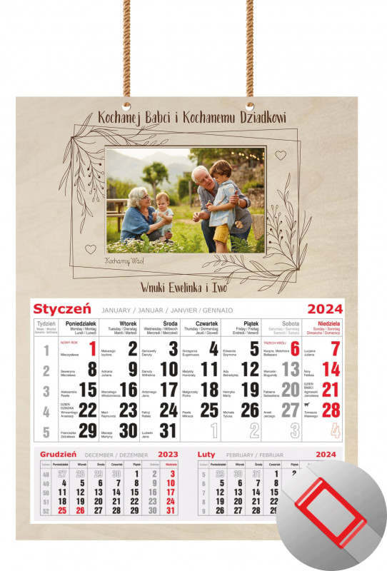Kalendarz dla Dziadków ze zdjęciem_photo1