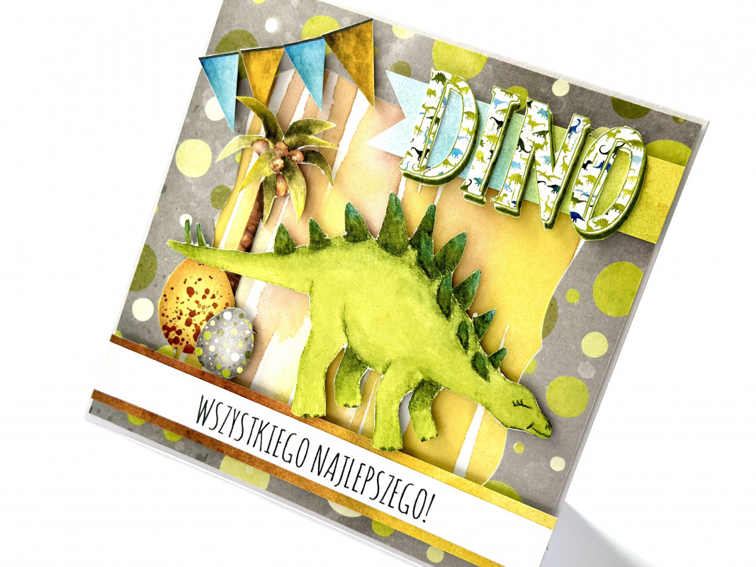 Kartka urodzinowa z dinozaurami v.4_photo1