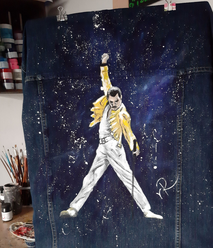 Kurtka jeansowa Freddie Mercury, Queen, dzień ojca_photo1