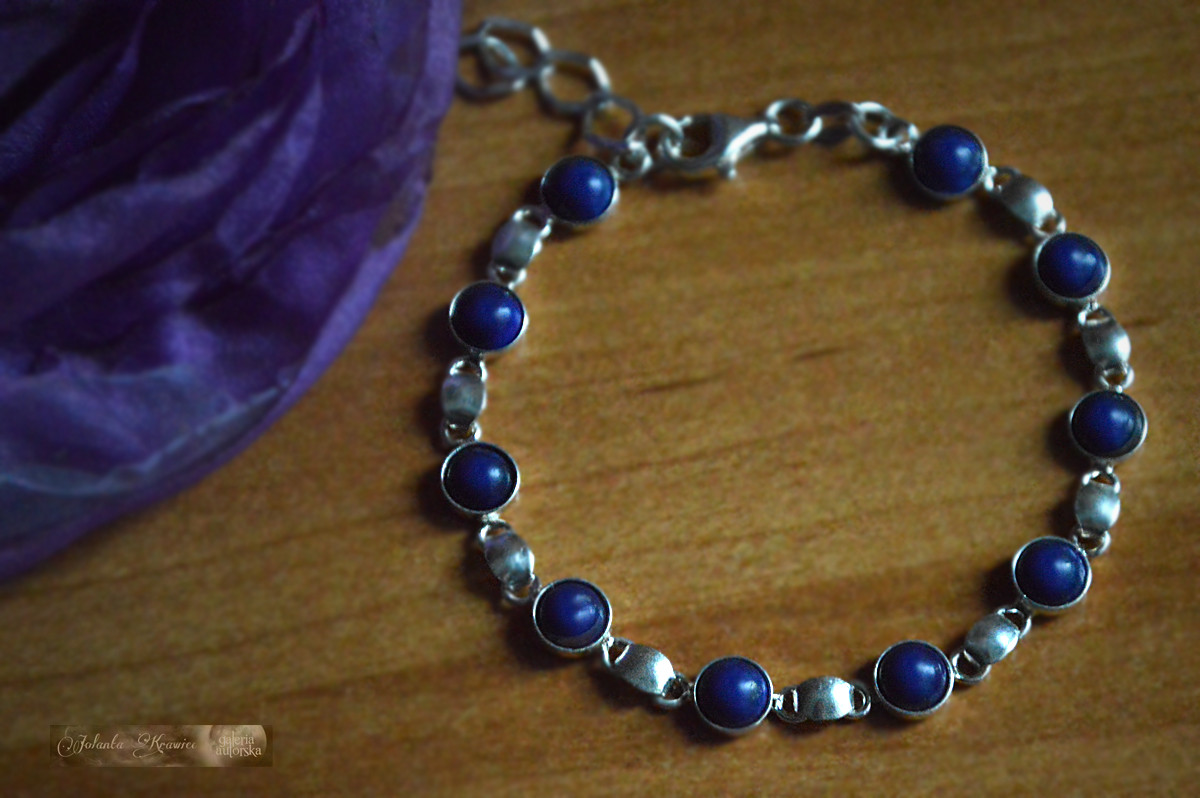 Lapis Lazuli Bransoletka Kolekcja baśniowa Srebro_photo1