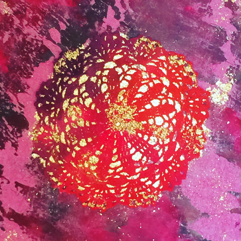Mandala koronkowa - Harmonia w różu_photo1