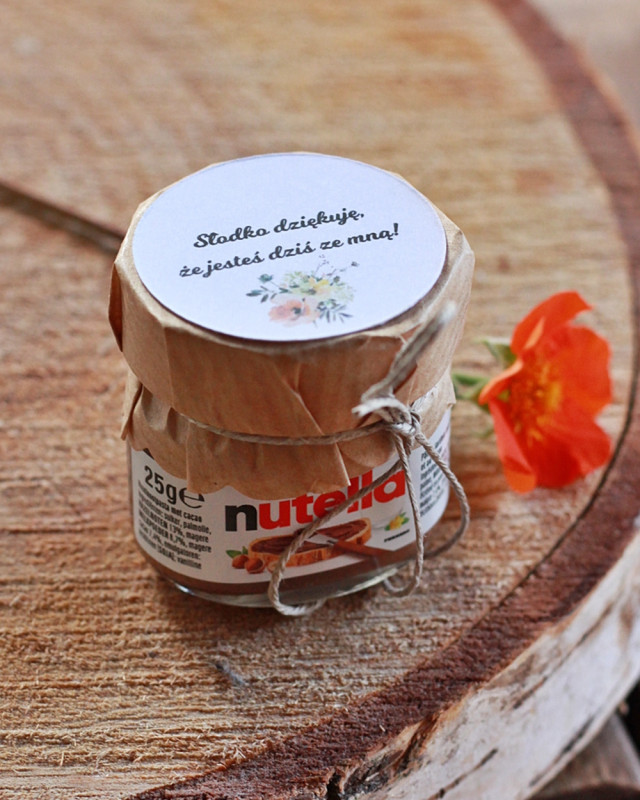 Mini Nutella dla gości. W&B wianek_photo1