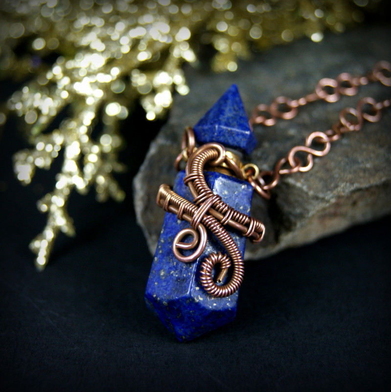 Naszyjnik perfumetka z lapis lazuli_photo1