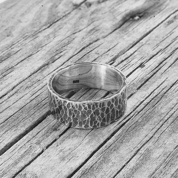 Obrączka. pierścionek, srebro 925 oksydowana /04/_photo1
