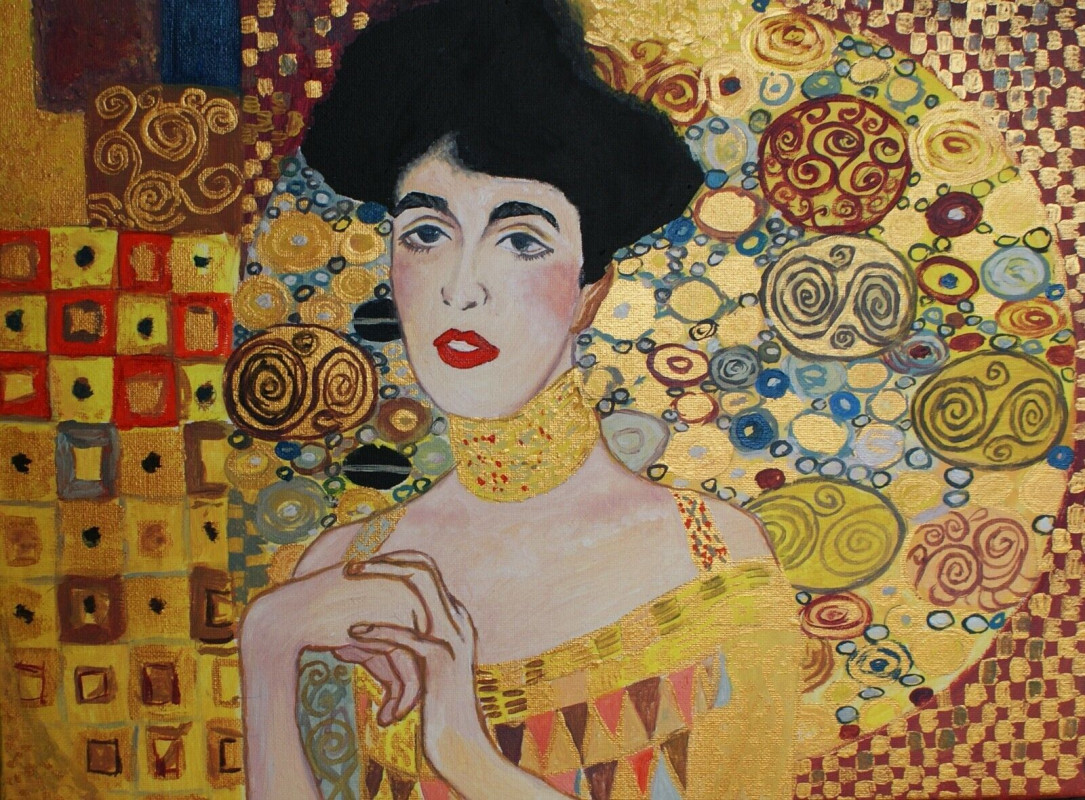 obraz olejny Adele Bloch Gustav Klimt secesja_photo1