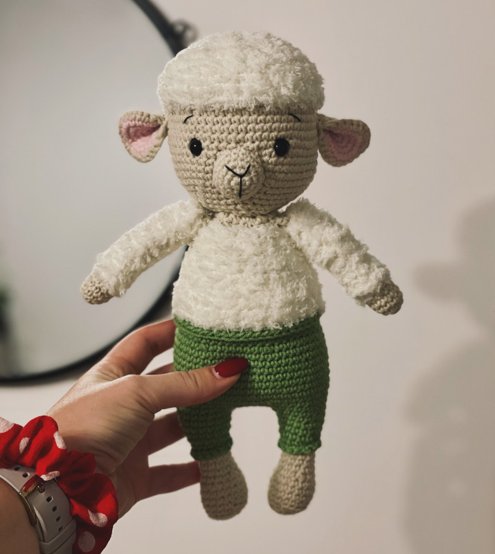 Owieczka maskotka, prezent dla dziecka, na roczek/urodziny_photo1