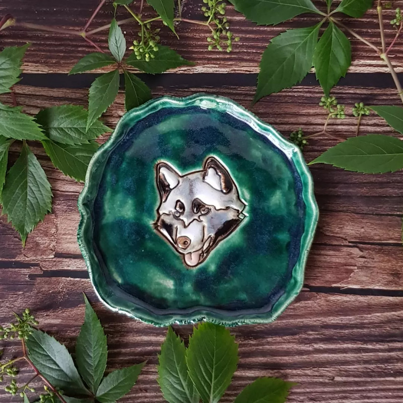 PIES husky / malamut, paterka ceramiczna_photo1