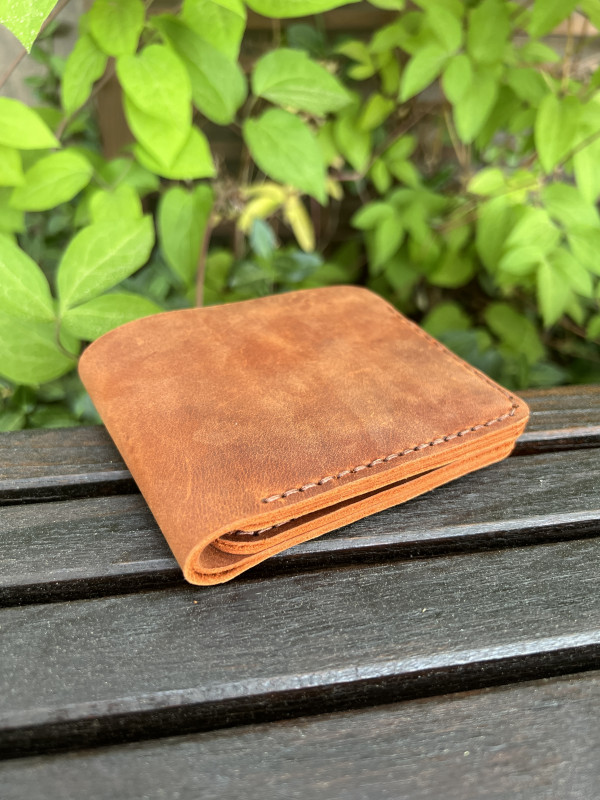 Skórzany portfel handmade według projektu klienta_photo1