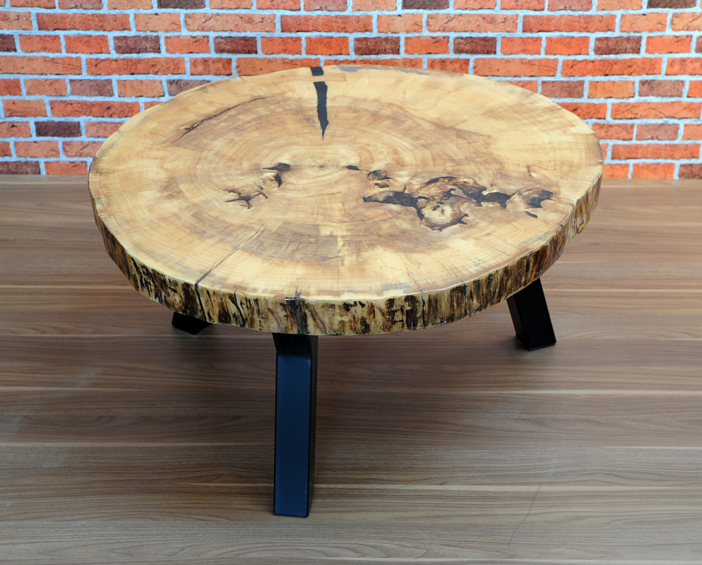 Stół, stolik kawowy z plastra topoli kanadyjskiej_photo1