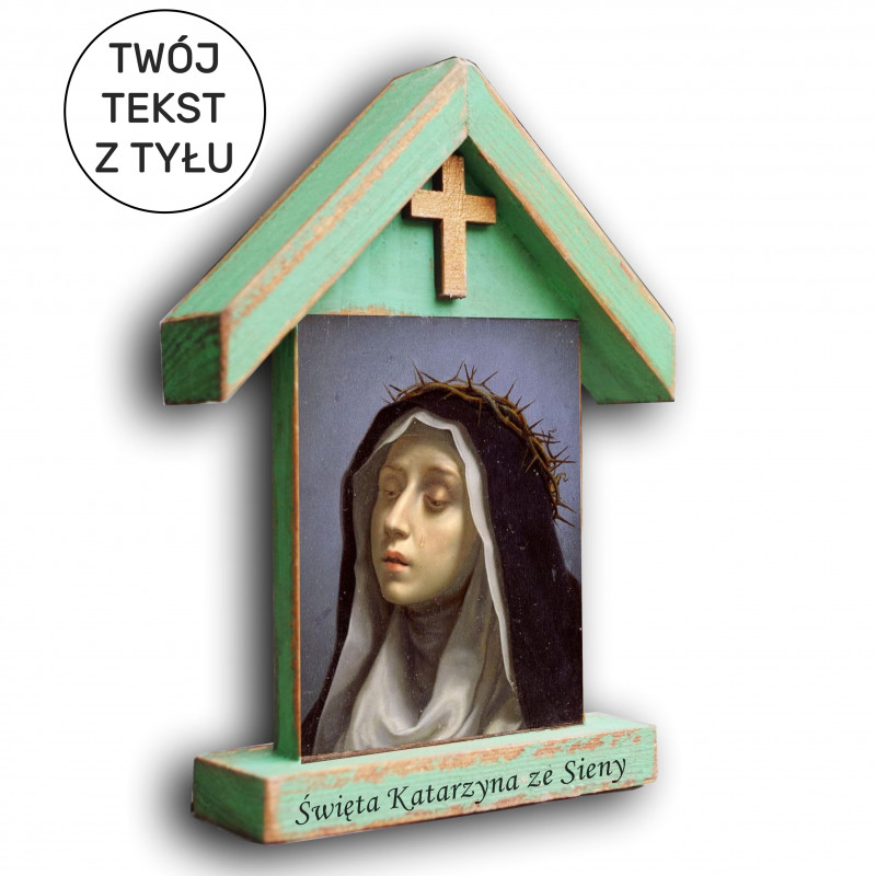 Święta Katarzyna ze Sieny - drewniana kapliczka_photo1