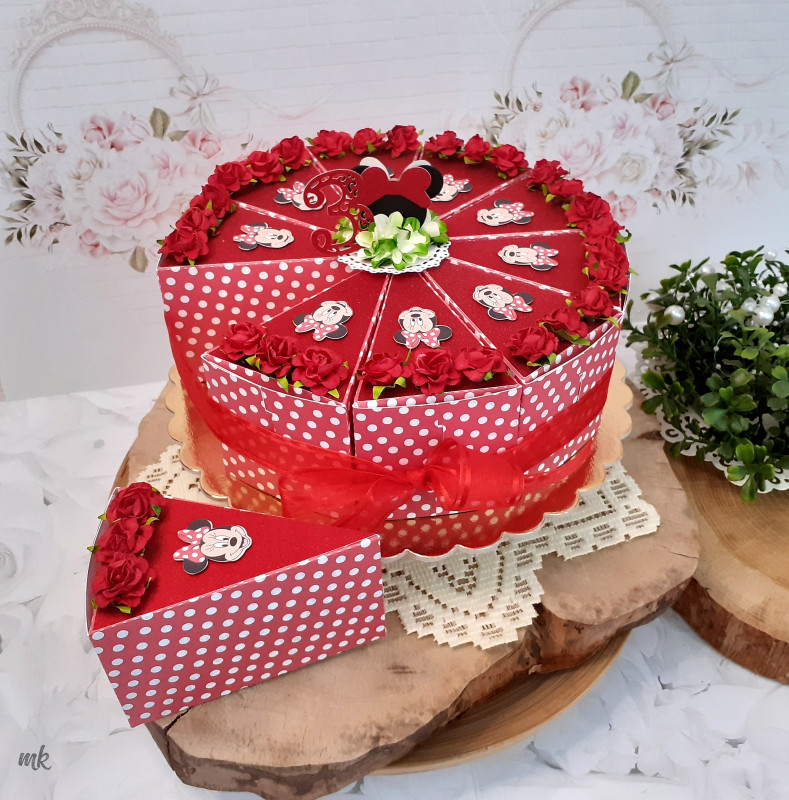 Tort papierowy na cukierki - Myszka Miki duży_photo1