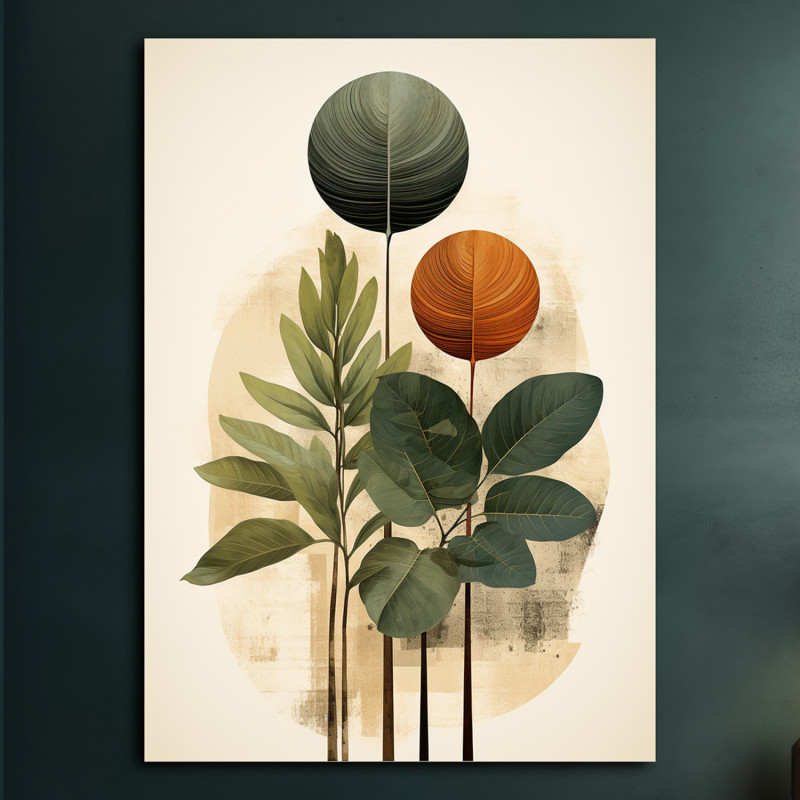 Tropikalne liście - Plakat - Loft, Abstrakcja #14_photo1