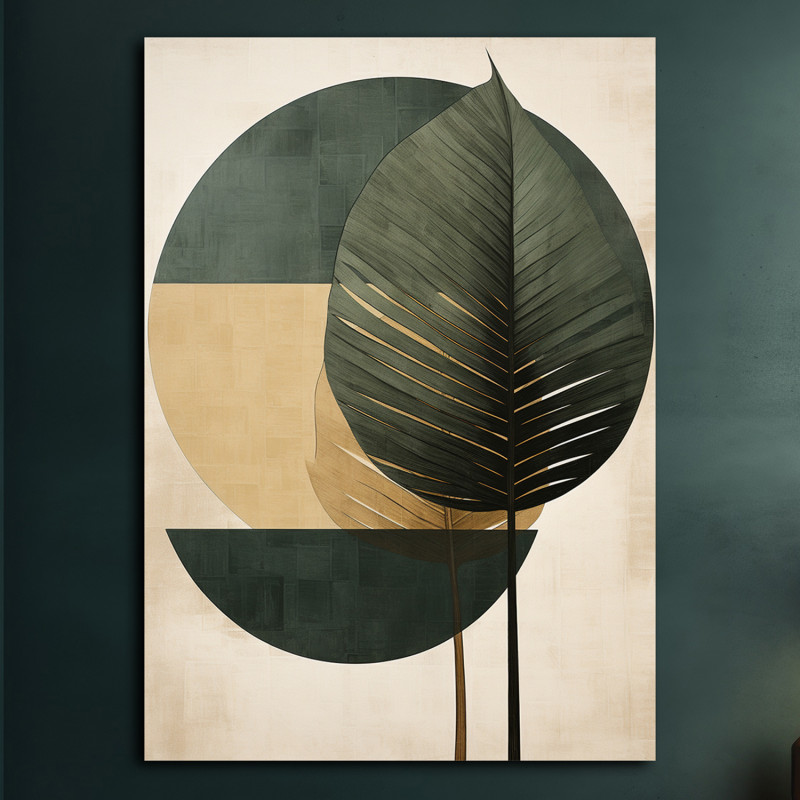 Tropikalne liście - Plakat - Loft, Abstrakcja #22_photo1