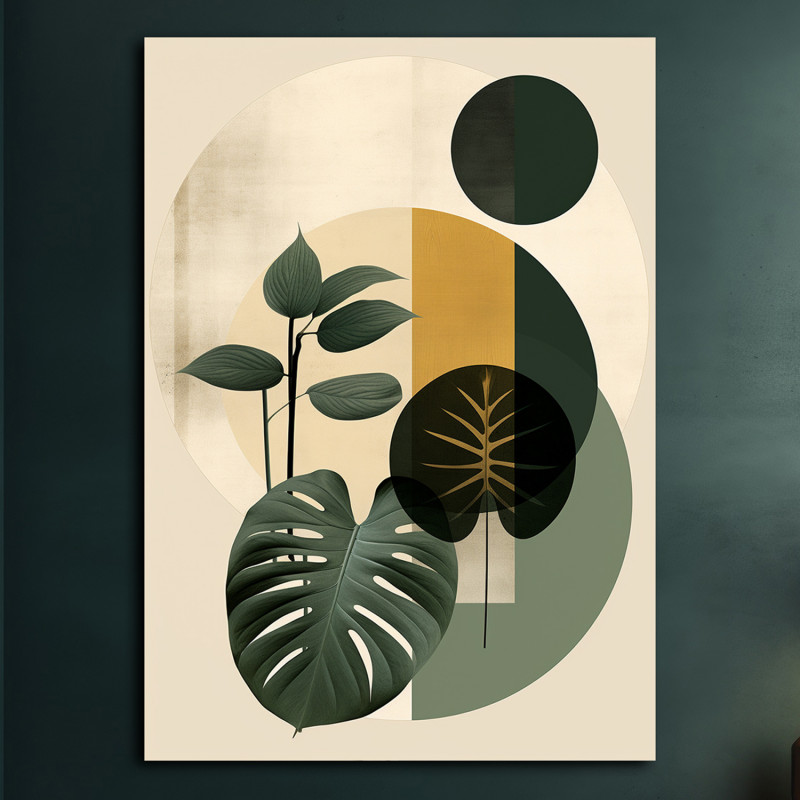 Tropikalne liście - Plakat - Loft, Abstrakcja #66_photo1